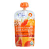 Plum Organics Second Blends Hearty Veggie Meal - Butternut Squash Carrot and Chickpea - Case of 6 - 3.5 oz.. HGR 1536440