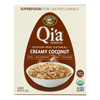 Nature's Path Organic QiA Superfood Hot Oatmeal - Creamy Coconut - Case of 6 - 8 oz.. HGR 1612258