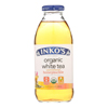Inko's White Tea Organic Tea - Unsweetened Honeysuckle - Case of 12 - 16 Fl oz.. HGR 1792381