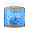 Julie's Real Cashew Butter - Cinnamon Vanilla Bean - Case of 6 - 9 oz.. HGR 2075810