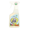 Fit Organic Fruit and Vegetable Wash - Spray - Case of 24 - 12 fl oz.. HGR 2137701