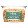 Aurora Natural Products Organic Roasted Salted Cashews - Case of 12 - 9 oz.. HGR 2289155