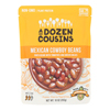 A Dozen Cousins Ready to Eat Beans - Mexican Pinto - Case of 6 - 10 oz.. HGR 2370625