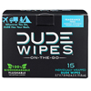 Dude Wipes Wipes Travel Singles - 15 ct. HGR 2390003