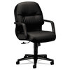 HON HON® Pillow-Soft® 2090 Series Leather Managerial Mid-Back Swivel/Tilt Chair HON 2092SR11T