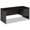 HON HON® 38000 Series Single Pedestal Desk HON 38291RNS