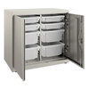 HON HON® Flagship® Storage Cabinet with Bins HON SC182830LGLO