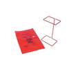 Heathrow Scientific Biohazard Bag Holder Wire 203x305mm, Red HSWHS10044H-CS