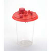Cardinal Health Suction Canister Liner with Filter, Lid and Shut Off Valve, 1500 cc IND5565651515-EA