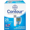 Contour Blood Glucose Test Strip, 25/BX IND567070-BX
