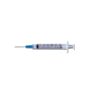 BD Luer-Lok Syringe with Detachable PrecisionGlide Needle 22G x 1-1/2, 3mL, 100/BX IND 58309574-BX