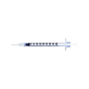 BD Lo-Dose Insulin Syringe with Ultra-Fine IV Needle 29G x 1/2