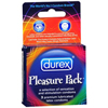 Kinray Durex Pleasure Pack Assorted Premium Lubricated Latex Condoms (3 Count), 18/PK IND KY244780-PK