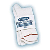 Pel Supply Mens Diabetic Sock Size 10 - 13, White, 6/PK IND PECDSOCKMW-PK