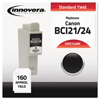 Innovera Innovera Compatible with 6881A003AA (BCI24BK) Ink, 200 Page-Yield, Black IVR 2124BK