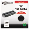 Innovera Innovera Remanufactured C7115X(J) (15J) Laser Toner, 6700 Yield, Black IVR 7115J