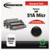 Innovera Innovera Remanufactured Q7551A(M) MICR Toner, 6500 Yield, Black IVR 7551MICR