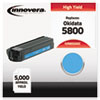 Innovera Innovera Compatible with 43324403 (5500) Toner, 5000 Yield, Cyan IVR 85500C