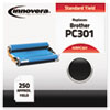 Innovera Innovera PC301 Compatible, Remanufactured, PC301 Thermal Transfer, 250 Page-Yield, Black IVR PC301