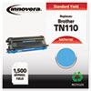 Innovera Innovera Remanufactured TN110C Toner, 1500 Page-Yield, Cyan IVR TN110C