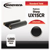 Innovera Innovera UX15CR Compatible, Remanufactured, UX15CR Thermal Transfer, 1000 Yield, Black IVR UX15CR