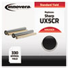 Innovera Innovera UX5CR Compatible, Remanufactured, UX5CR Thermal Transfer, 330 Yield, Black IVR UX5CR