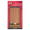 Chartpak Koh-I-Noor Tri-Tone Color Pencils KOH FA33TIN12BC