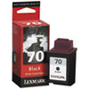 Lexmark Lexmark 12A1970 (70) Ink, 600 Page-Yield, Black LEX 12A1970