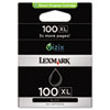 Lexmark Lexmark 14N1068 (100XL) High-Yield Ink, 510 Page-Yield, Black LEX 14N1068