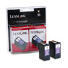 Lexmark Lexmark® 18C0534 Ink, 380 Page-Yield, 2/Pack, Tri-Color LEX 18C0534