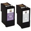 Lexmark Lexmark 18C2239 (14,15) Ink, 150; 175 Page-Yield, Black; Tri-Color, 2/Pk LEX 18C2239