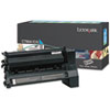 Lexmark Lexmark C780A1CG Toner, 6000 Page-Yield, Cyan LEX C780A1CG