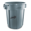 Libman 32 Gallon Gray Trash Can - 6 Pack LIB1572