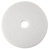 3M White Super Polish Floor Pads 4100 MCO08476