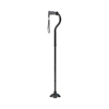 Medline 4U 4-Point Offset Folding Hybrid Cane, Black MED4UCANE