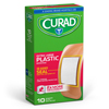 Curad Plastic Adhesive Bandages, Tan, 2 x 4, 10 EA/BX, 24 BX/CS MED CUR47437RB