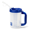 Medline Carafe with Graduations, Clear with Blue Lid, 20 oz., 50 EA/CS MED DYND80556