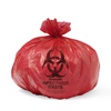 Medline Biohazard Liner, Red, 24 x 24, 1.2 Mil, Roll, 500 EA/CS MEDEVSBL242412RP