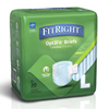 Medline FitRight Plus Incontinence Briefs, 48-58, 80 EA/CS MED FITPLUSLG