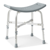 Medline Easy Care Shower Chair without Back, Gray, 1 EA MED G2-202BX1