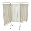 Medline 3-Panel Flame-Retardant Vinyl Privacy Screen with Casters, 1/EA MEDMDS80450