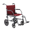 Medline Basic Aluminum Transport Chair with 12