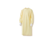 Medline AAMI Level 1 Reusable Isolation Gown, Overlap Back, Yellow, One Size Fits Most, 12 EA/DZ MEDMDT011207Z