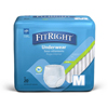 Medline FitRight Extra-Protective Underwear, Medium, 80 EA/CS MED MSC13005A