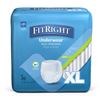 Medline FitRight Extra-Protective Underwear, X-Large, 80 EA/CS MED MSC13600A