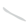 White Polypropylene Medium Weight Knife, 6.5