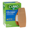 Curad Flex-Fabric Adhesive Bandages, Natural, No, 50 EA/BX MED NON25524Z