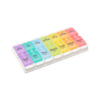 Medline 7-Day Pill Organizer with Easy Push Buttons, Multicolor, 2X/Day, 6 EA/CS MEDNON36690