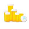 Medline Amber Prescription Vial with Reversible Cap, 8 Dram, 410/Case, 410 EA/CS MEDNONPHAR2008