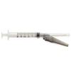 Medline Safety Syringes with Needle, Clear, 3mL, 22G x 1.5L,  1200 EA/CS MED SSN103227